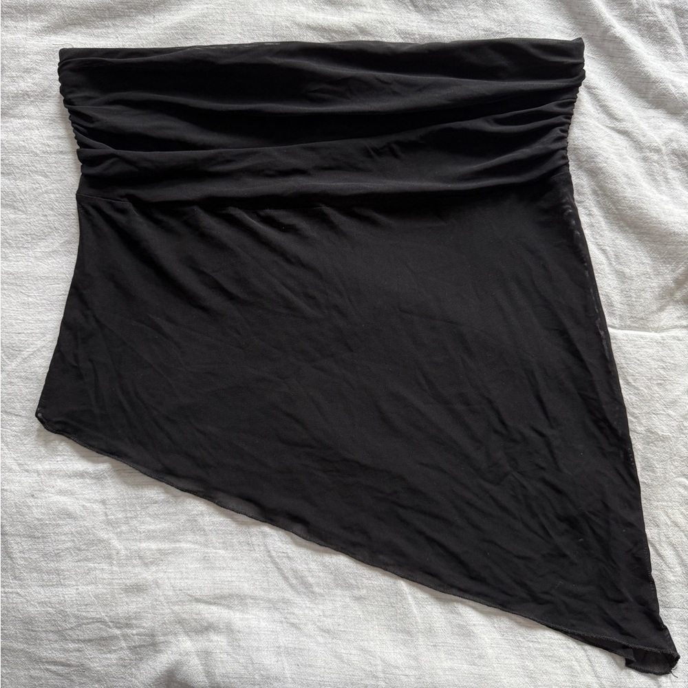Urban Outfitters Black Asymmetrical Top